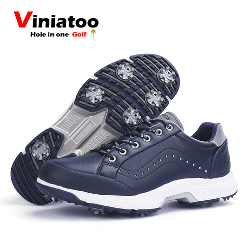 Nuevo zapatos de Golf para hombre impermeable Golf zapatillas de deporte al aire libre de los hombres de Golf picos zapatos de gran tamaño 7-14 zapatillas para caminar y correr hombre ► Foto 1/6