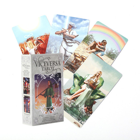 Cartas de Tarot y guía, juego de adivinación del destino, cubierta para fiesta, vacaciones, juegos de mesa ► Foto 1/6