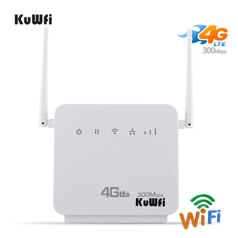 Enrutadores Wifi desbloqueados de 300Mbps, enrutador móvil 4G LTE CPE con puerto LAN compatible con tarjeta SIM y Europa/Asia/Medio Oriente/África ► Foto 1/6