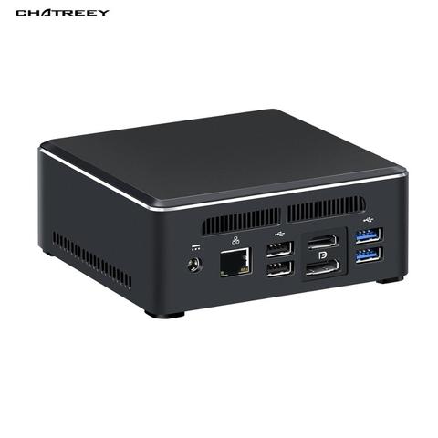 Chatreey-Mini PC AN1 AMD Ryzen R3 R5 R7 con Vega 8 /10 gráficos 4K UHD DP HDMI TYPE-C ordenador de escritorio para juegos Nvme SSD ► Foto 1/6