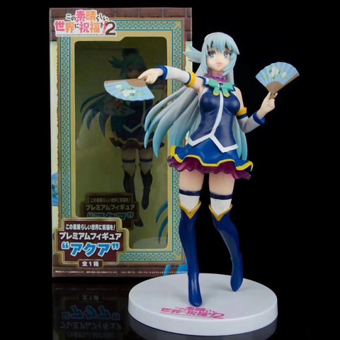 20cm Anime japonés figura KonoSuba la bendición de Dios en este mundo maravilloso Konosuba Aqua Sexy Anime figura de acción de PVC muñeca modelo ► Foto 1/6