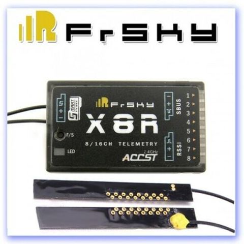 FrSky-receptor X8R de 8/16 canales de telemetría para cuadricóptero de control remoto, multicóptero Compatible con X7 X9D X12S transmisor ► Foto 1/3