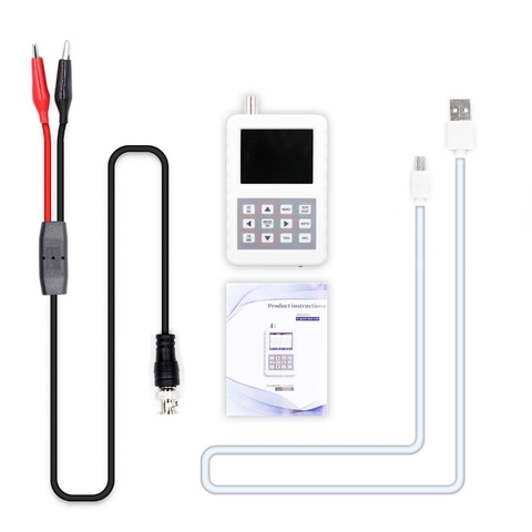 DSO FNIRSI PRO-Mini osciloscopio Digital portátil, 5M de ancho de banda, 20msps, frecuencia de muestreo con pinza de cocodrilo ► Foto 1/6