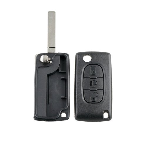 Carcasa de llave abatible para coche, funda de llave a distancia para Citroën C4, C5, C6, C8, 3B, Ce0523 ► Foto 1/6