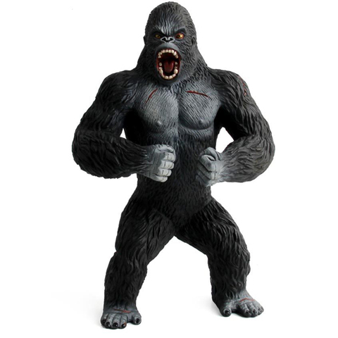 King Kong gorila figuras de acción de juguete orangután de dibujos animados figuras colección modelo gran chimpancé juguetes niño regalo de los niños ► Foto 1/5