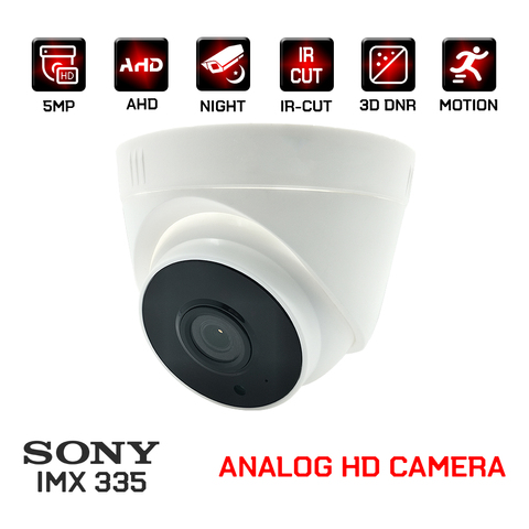 1080P SONY IMX323/335 ahd Cámara 2MP 5MP vídeo cctv vigilancia de seguridad cubierta Domo cámaras analógicas para casa ► Foto 1/6