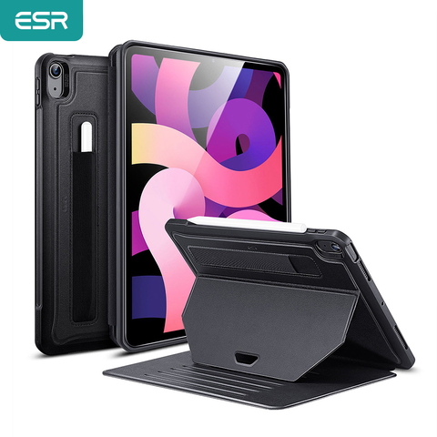 ESR-funda para iPad Air 4/iPad 8th 7th/iPad Pro de 11/2022 pulgadas, 2ª y 4ª generación, funda protectora más fuerte, 7 soportes Funda magnética, 12,9 ► Foto 1/6