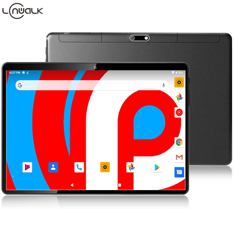 2022 nuevo 10 pulgadas 4G LTE tableta Octa Core 4GB RAM 64GB ROM 1280x800 IPS 2.5D vidrio templado 10,1 tabletas Android 8,0 + regalos ► Foto 1/6