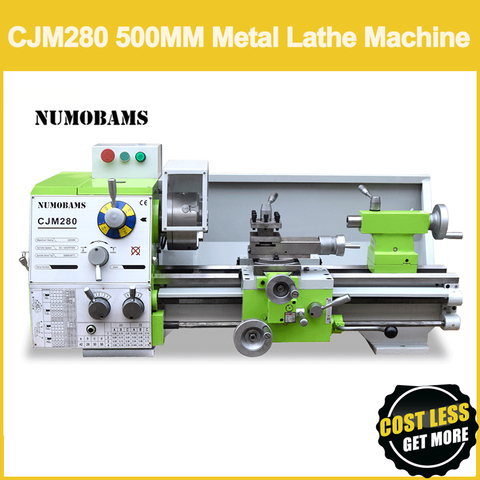 NUMOBAMS-máquina de torno de Metal, Motor de 750W, husillo MT5 de 280x500MM, fabricación de hilo, CJM280 ► Foto 1/6