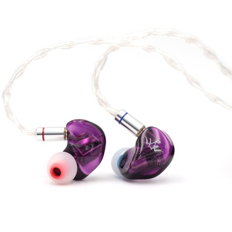 Fearless-auriculares intrauditivos con Cable desmontable, audífonos HiFi con monitores IEM de 0,78mm y 2 pines, Crystal Pearl 2BA Knowles ► Foto 1/1