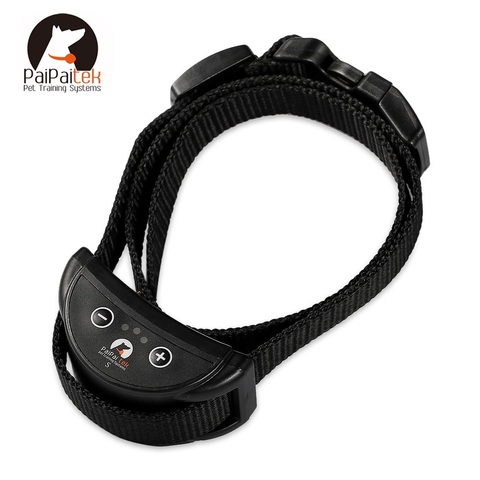 Original 1PC Collar del entrenamiento para perros con 7 niveles Anti corteza perro Collar de choque eléctrico de Nylon ajustable Collar del entrenamiento para perros ► Foto 1/6