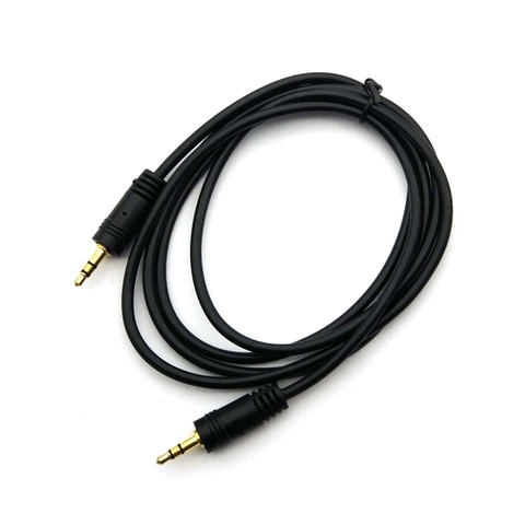 Cable auxiliar de 3,5mm a 3,5mm para teléfono, Cable auxiliar estéreo trenzado para altavoz de coche, nuevo ► Foto 1/3