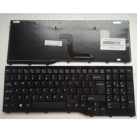 UI para Fujitsu Lifebook AH552 CP581751-01 teclado de ordenador portátil de CP611954-01 nuevo negro inglés ► Foto 1/3