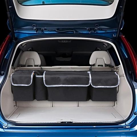 Bolsa de almacenamiento de varios bolsillos para asiento trasero de coche, organizador de accesorios de maletero de vehículo, accesorios de Interior de coche ► Foto 1/6