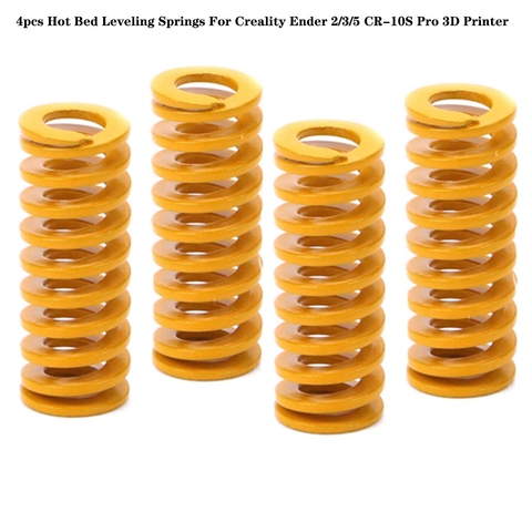 4 Uds 3D piezas de la impresora primavera 8*20MM de nivelación de 3D impresora accesorios para Ender 2 3 Pro 5 para Creality CR-10S PRO cama caliente ► Foto 1/5