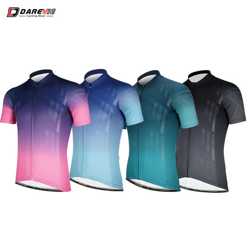 DAREVIE-maillot de ciclismo para hombre, camiseta transpirable de manga corta y secado rápido, para verano, 2022 ► Foto 1/6