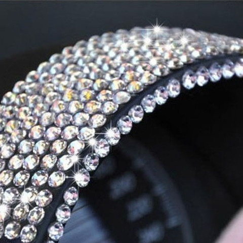 Pegatinas autoadhesivas acrílicas de diamantes de imitación, gemas brillantes artesanales, calcomanía para álbum de recortes, decoración móvil para PC, 5mm ► Foto 1/6