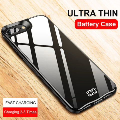 Funda con cargador de batería de 5000mAh para iPhone, 6, 6s, 7, 8, 8000mAh, 6Plus, 7PLUS, 8 Plus ► Foto 1/6