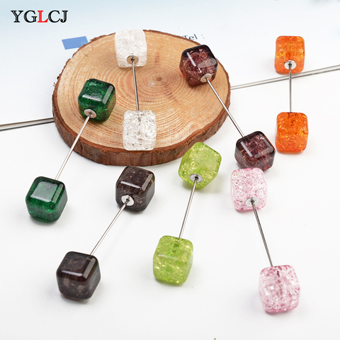 YGLCJ-broche de cristal clásico para mujer, accesorios de alta calidad, 7 colores sencillos a elegir, modelos salvajes ► Foto 1/6