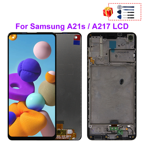 Pantalla LCD Original de 6,5 pulgadas para móvil, digitalizador con pantalla táctil de pulgadas para Samsung Galaxy A21S, A217F, A217, A217H ► Foto 1/6