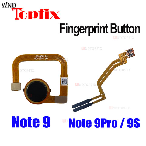 Botón de inicio para Xiaomi Redmi Note 9 Pro, cinta de reconocimiento de huella dactilar, Sensor de identificación, Cable flexible, Redmi Note 9S, Fiingerprint ► Foto 1/2