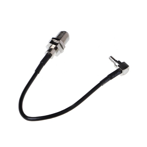 Conector de ángulo recto F hembra a CRC9 RG174 Cable Pigtail 15cm 6 \ 