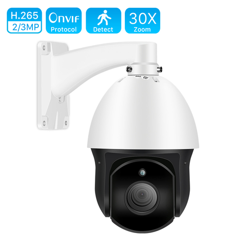 ANBIUX-Cámara de seguridad IP para exteriores, videovigilancia, zum x30, 2 MP, H.265, 3 MP, PTZ, minicámara domo de velocidad, IR, 60m ► Foto 1/6