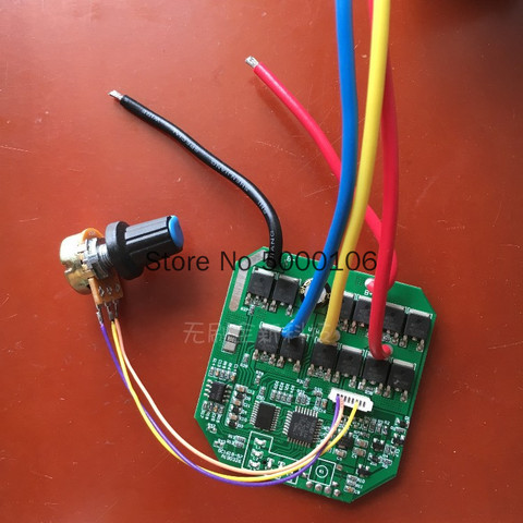 Potenciómetro de regulación de velocidad continua, controlador de placa de Control de Motor sin escobillas, 18V21V, bricolaje ► Foto 1/5