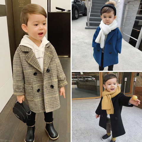 Chaqueta de bebés niños, abrigos cálidos de moda para otoño e invierno, prendas de vestir, 2, 3, 4, 6 y 8 años ► Foto 1/6