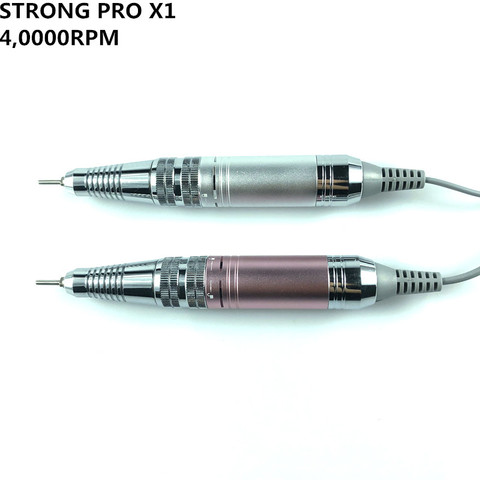 STRONG 210 PRO X1-taladro eléctrico para uñas, 105L, 40000 RPM, Micromotor de pulido Dental, máquina de manicura ► Foto 1/6