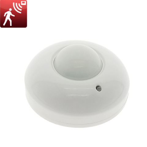 Interruptor de Sensor de movimiento infrarrojo para techo, sensor de movimiento de luz led de alta sensibilidad, 360 grados, 220v CA 6m max ► Foto 1/5