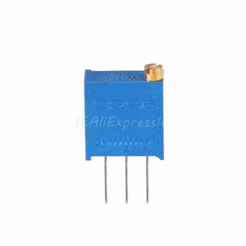 10 unids/lote 3296W potenciómetro 102 (1K) multi turn precisión ajustable resistor 3296w-1-102if tono superior en Stock ► Foto 1/1