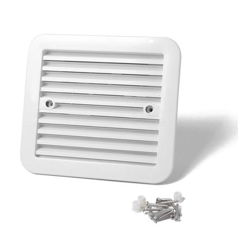 Ventilador de escape de plástico impermeable para autocaravana/remolque, hoja de ventilación lateral, 12V/24V, color blanco, 1 Juego ► Foto 1/6