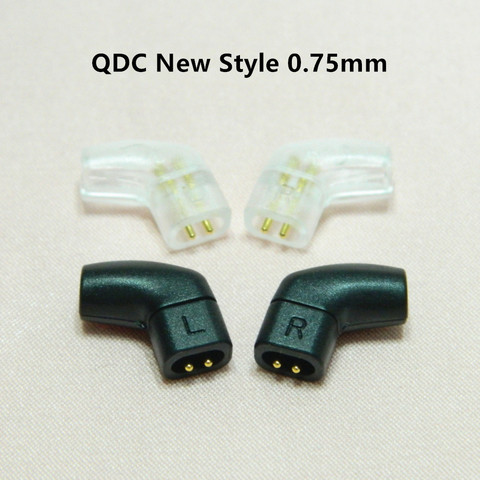 Adaptador de Audio chapado en oro QDC, 2 pines, 0,75mm, Minijack de auriculares HiFi para soldar, Cable de auriculares DIY ► Foto 1/5