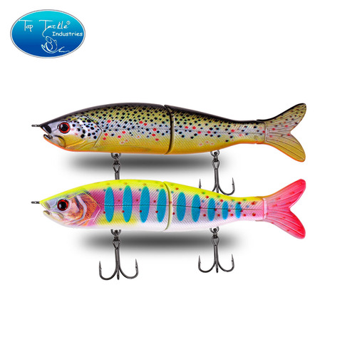 CF-señuelo de pesca artificial que se hunde, para swimbait lucio, perca, musgo, lifting, cebo articulado, segmento de 125MM, 24G con cola ► Foto 1/6