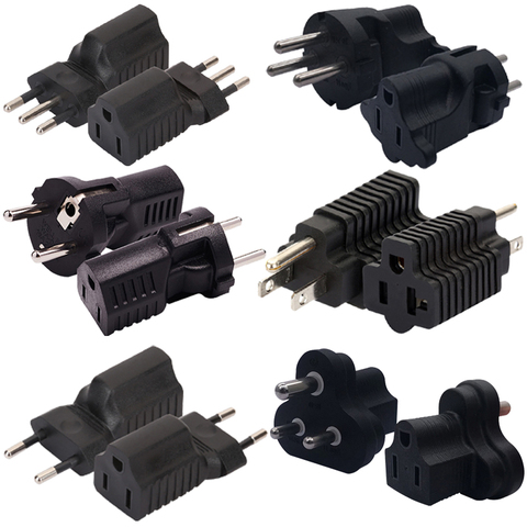 Enchufe de toma de corriente de conversión de EE. UU., Conector de toma de corriente de Italia, india, c13, c7, 5-15P, 5-20P, 6-15P, 6-20P, 5-15R, 5-20R, 6-15R, 6-15R ► Foto 1/6