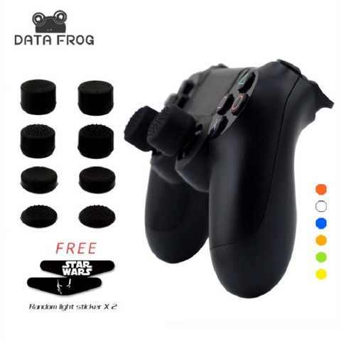 Joystick analógico de silicona para PS4/PS5, 8 Uds., piezas de repuesto delgadas para Sony Playstation 4, PS4 Pro ► Foto 1/6