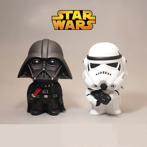 10cm Disney Star Wars Darth Vader Kawaii película MODELO DE figura de acción juguetes juguete de modelo de colección para niños navidad regalo juguete caliente ► Foto 1/6