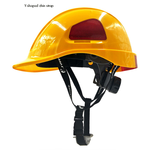 Casco de seguridad Sombrero duro para Industrial y construcción, casco ignífugo aislado, tira reflectante de tres caras, 7 colores ► Foto 1/6