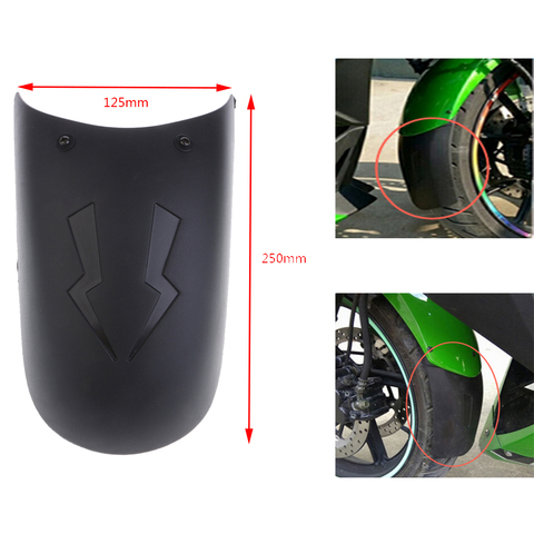 Extensión de guardabarros delantero Universal para motocicleta extensión de guardabarros extensor de guardia de salpicaduras para Motor de motocicleta ► Foto 1/6