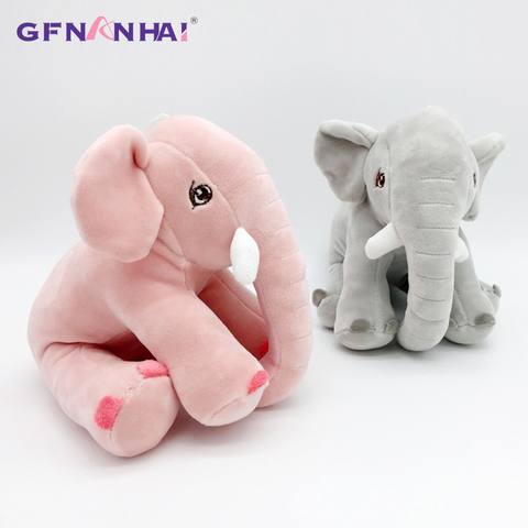 1pc 20CM kawaii peluche algodón juguete Peluche de elefante lindo Animal elefante muñecas para los niños del bebé regalos de navidad cumpleaños ► Foto 1/1