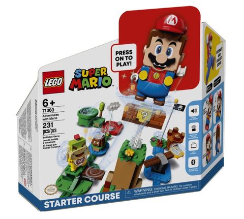 LEGO-curso de iniciación de Super Mario Adventures, 71360, mejora el nivel de Mario, regalo de cumpleaños de Navidad, 231 Uds. ► Foto 1/6