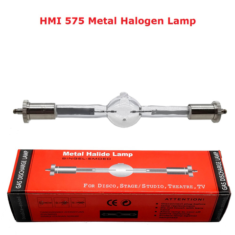 HMI-lámpara para exploración de escenario 575/2, bombilla de luz con cabezal móvil de 575W, HMI575W, luces halógenas de Metal, escáner profesional, envío gratis ► Foto 1/6