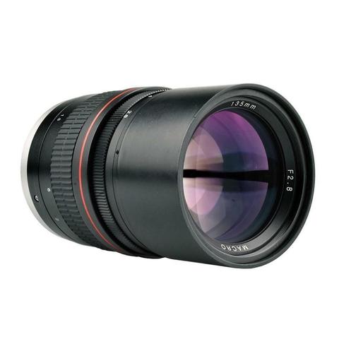 JINTU-teleobjetivo de 135mm f/2,8, lente de marco completo para cámaras Canon EOS montura EF DSLR ► Foto 1/6