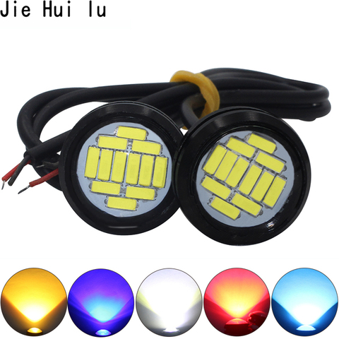 Luces De Circulación Diurna LED DRL para coche, luz blanca de repuesto, accesorios universales, 2 uds. ► Foto 1/6