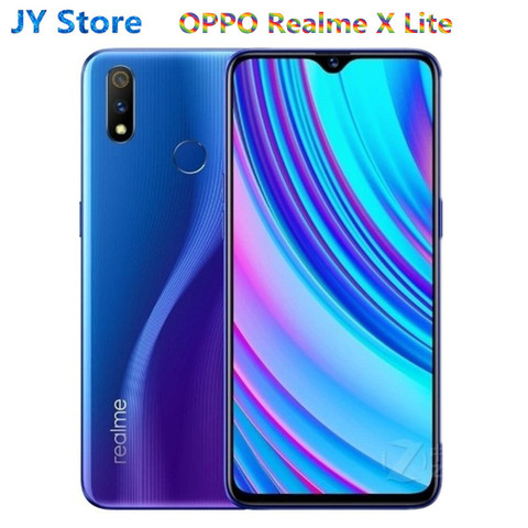 OPPO realme-teléfono inteligente X Lite, teléfono móvil con pantalla FHD de 6,3 pulgadas, 6GB RAM, 128GB rom, Android G LTE, procesador Snapdragon 710, Octa Core, pantalla FHD de 6,3 pulgadas, carga VOOC 4045 mAh de 20W ► Foto 1/4