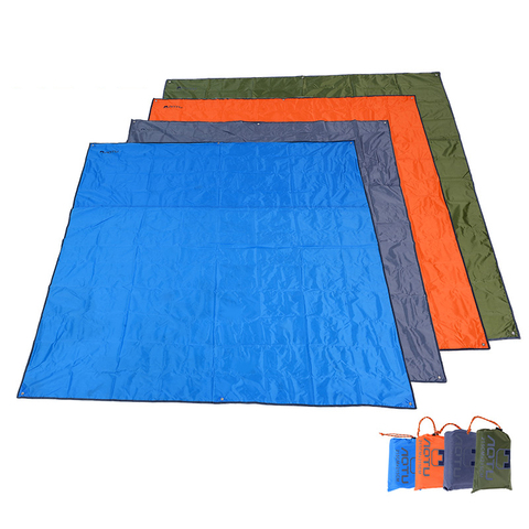 Alfombra plegable para acampar al aire libre, estera impermeable de doble cara para tienda de Picnic, alfombra plegable para la playa, 215x215cm ► Foto 1/6