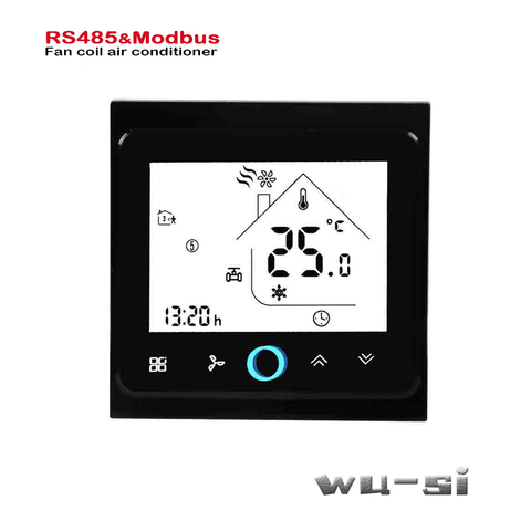 Modbus-termostato de aire acondicionado, 2 tubos de calor o frío, 95-240VAC 24VAC RS485 RTU ► Foto 1/6