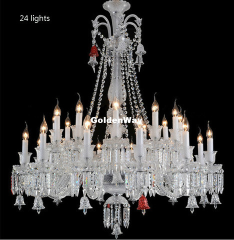 Candelabro de cristal moderno para decoración, iluminación candelabro cromo, para comedor, Europeo, 110-240V ► Foto 1/6