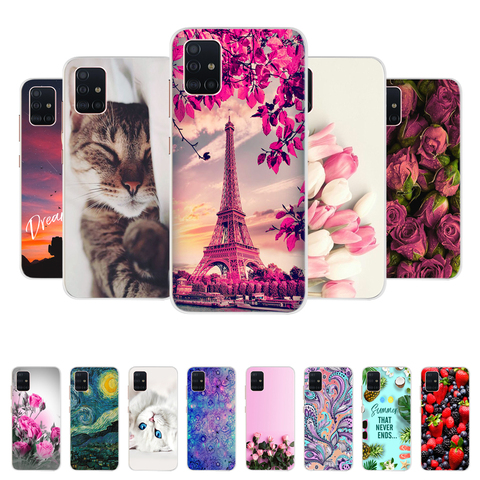 Funda de teléfono para Samsung Galaxy A51 de 6,5 pulgadas, carcasa trasera suave de silicona con dibujos animados para Samsung A 51 A51 ► Foto 1/6